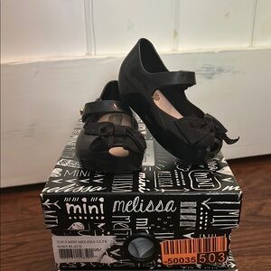 Mini Melissa Kids' Black Mary Jane Shoes